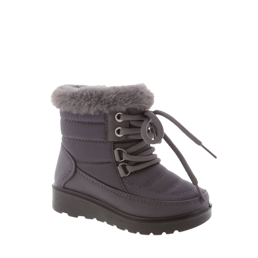 Lace-Up Toddler Snow Boot (GREY)