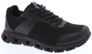 Knit Sporty Sneaker (BLACK)